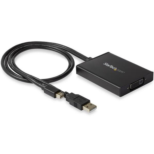 EAN 0065030880114 - StarTech.com MDP2DVID2 adaptador de cable de vídeo 0,358 m Mini DisplayPort + USB Type-A DVI-I imagen 1
