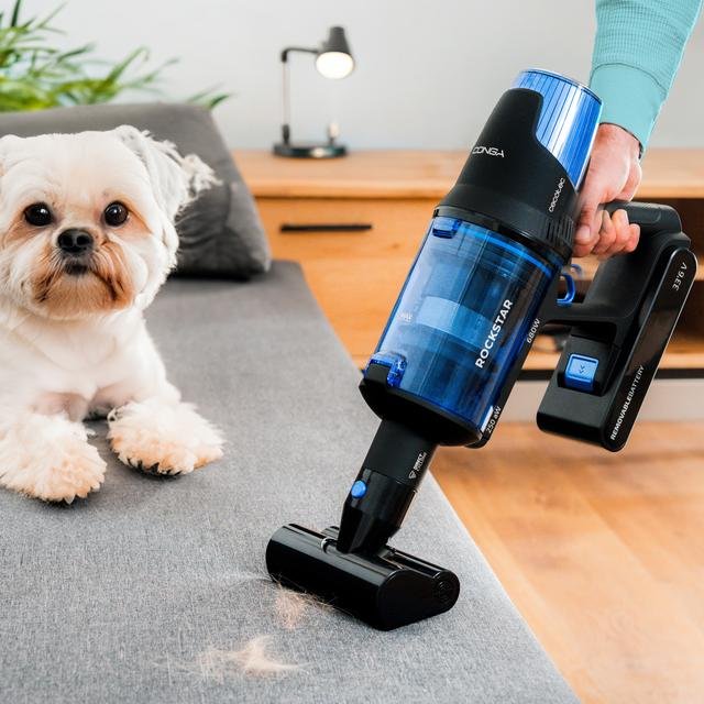 EAN 8435484007955 - Cecotec Conga Rockstar 8500 Infinity ErgoWet Animal T Batería Seca y húmeda Sin bolsa 250 W Negro, Azul imagen 10