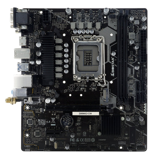 EAN 4712960688148 - Biostar Z690MX2-E D4 placa base Intel Z690 LGA 1700 micro ATX imagen 1
