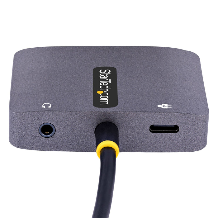 EAN 0065030895590 - StarTech.com 122-USBC-HDMI-4K-VGA Adaptador gráfico USB 3840 x 2160 Pixeles Gris imagen 4