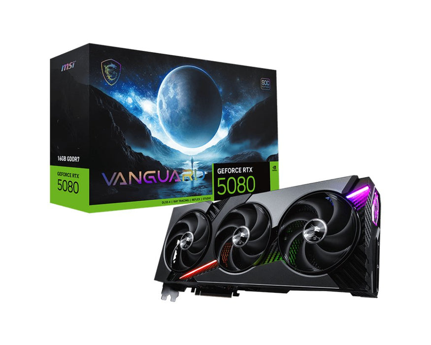 EAN 4711377292252 - MSI GEFORCE RTX 5080 16G VANGUARD SOC tarjeta gráfica NVIDIA 16 GB GDDR7 imagen 1