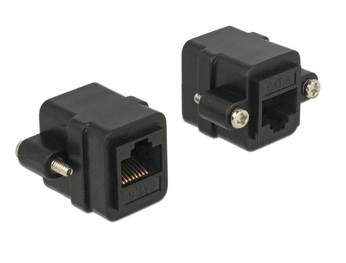 EAN 4043619851249 - DeLOCK 85124 cambiador de género para cable RJ-45 Negro imagen 1