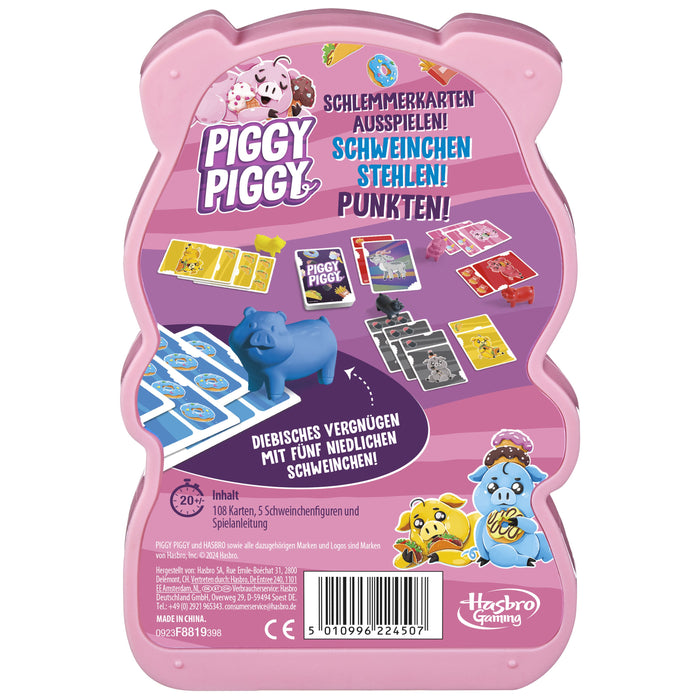 EAN 5010996224507 - Hasbro Gaming Piggy Piggy Juego De Cartas Familia imagen 2