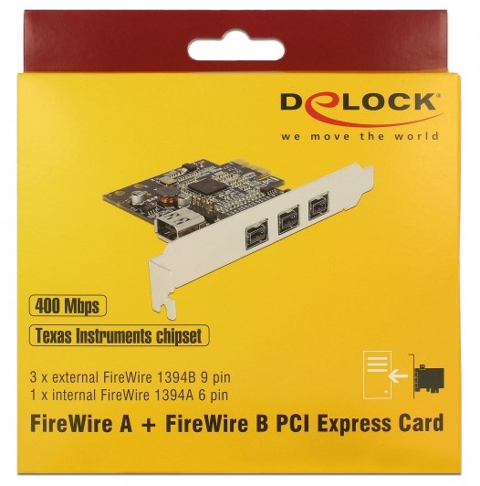 EAN 4043619898640 - DeLOCK 89864 tarjeta y adaptador de interfaz Interno IEEE 1394/Firewire imagen 4