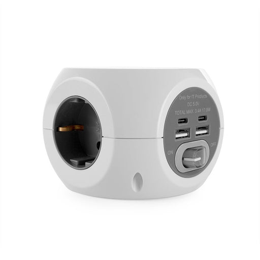 EAN 8435568403550 - Orbegozo EN 4500 cargador de dispositivo móvil Universal Gris, Blanco Corriente alterna Cargador inalámbr imagen 2