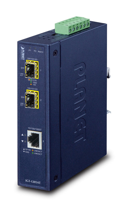 EAN 4711213689529 - PLANET IGT-1205AT convertidor de medio 1000 Mbit/s Azul imagen 1