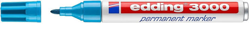 EAN 4004764008056 - Edding 3000 marcador permanente Punta redonda Azul claro 10 pieza(s) imagen 1
