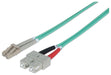 EAN 0766623750912 - Intellinet 750912 Cable de fibra óptica e InfiniBand 1 m LC SC Color aguamarina imagen 1