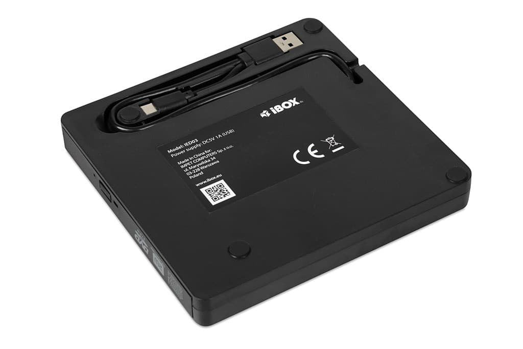 EAN 5903968680596 - iBox IED03 unidad de disco óptico DVD±RW Negro imagen 6