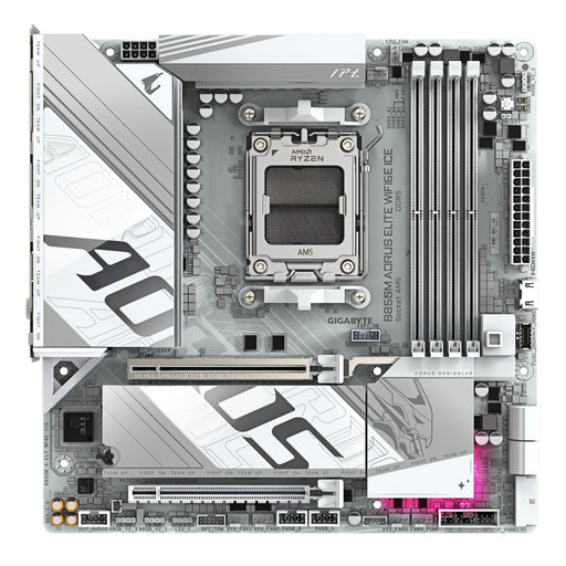 EAN 4719331866082 - GIGABYTE B850M AORUS ELITE WIFI6E ICE AMD B850 Zócalo AM5 micro ATX imagen 2