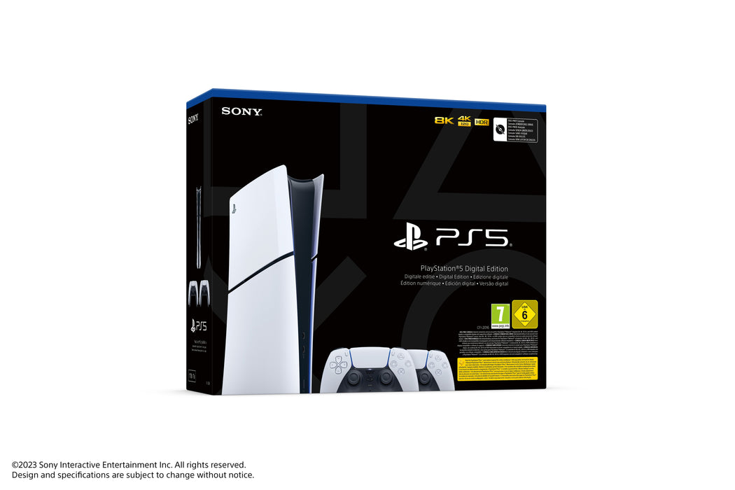EAN 0711719581574 - Sony Playstation 5 Slim 1,02 TB Wifi Negro, Blanco imagen 3