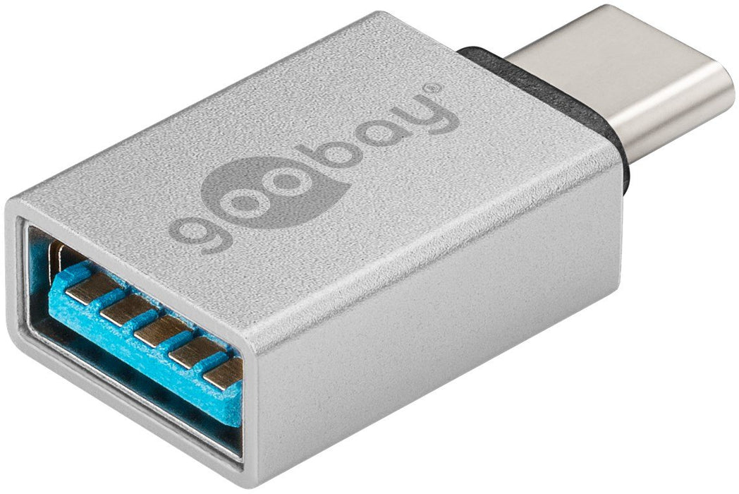 EAN 4040849566202 - Goobay 56620 cambiador de género para cable USB C USB A Plata imagen 3