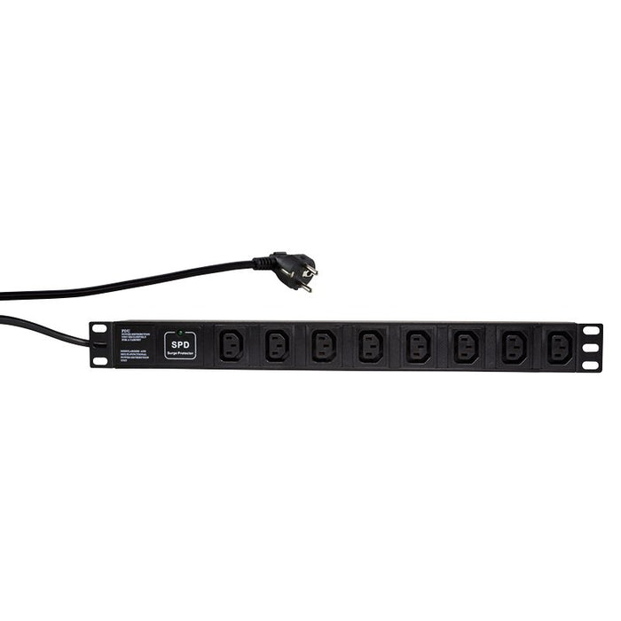 EAN 4052792046588 - LogiLink PDU8A01 unidad de distribución de energía (PDU) 8 salidas AC 1U Negro imagen 1