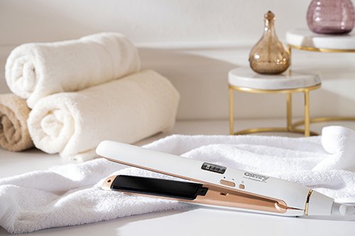 EAN 5903887804042 - Camry Premium CR 2322 Utensilio de peinado Plancha de pelo Caliente Blanco 50 W 1,8 m imagen 8