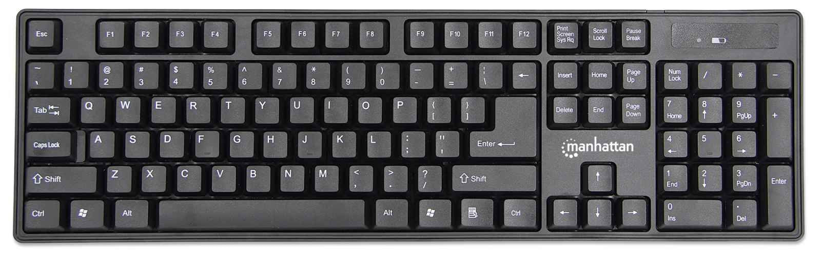 EAN 0766623179492 - Manhattan 179492 teclado Ratón incluido Oficina RF inalámbrico Alemán Negro imagen 3