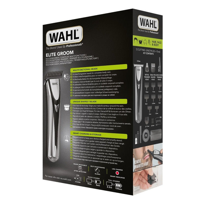 EAN 43917039312 - Wahl Elite Groom Negro, Plata Ión de litio imagen 5