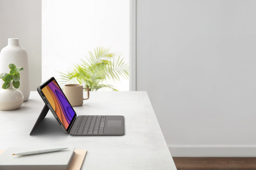 EAN 5099206093553 - Logitech Folio Touch QWERTY Inglés internacional Smart Connector Gris imagen 12