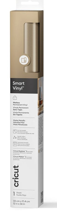 EAN 93573862687 - Cricut Metallic Smart Vinyl Permanente Champán Mate imagen 1