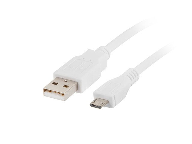 EAN 5901969413694 - Lanberg CA-USBM-10CC-0018-W cable USB USB 2.0 1,8 m Micro-USB B USB A Blanco imagen 1
