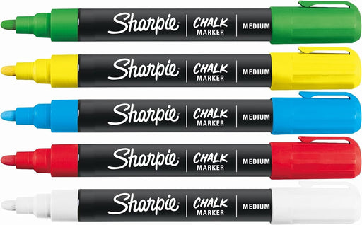 EAN 3026981577338 - Sharpie 2157733 marcador de tiza Bala Azul, Verde, Rojo, Blanco, Amarillo 5 pieza(s) imagen 2