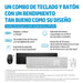 EAN 0196188141069 - HP 650 Wireless Keyboard and Mouse Combo teclado Ratón incluido Hogar RF inalámbrico QWERTY Negro imagen 5