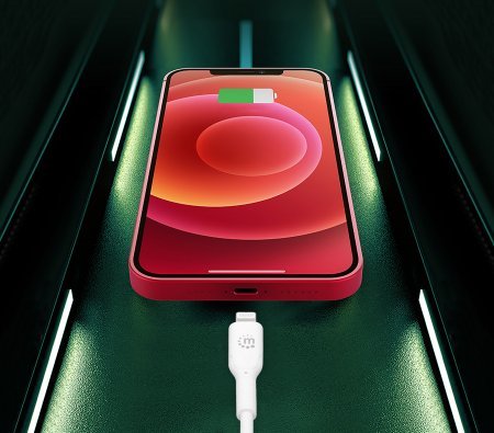 EAN 0766623394505 - Manhattan 394505 cable de teléfono móvil Blanco 0,5 m USB C Lightning imagen 6