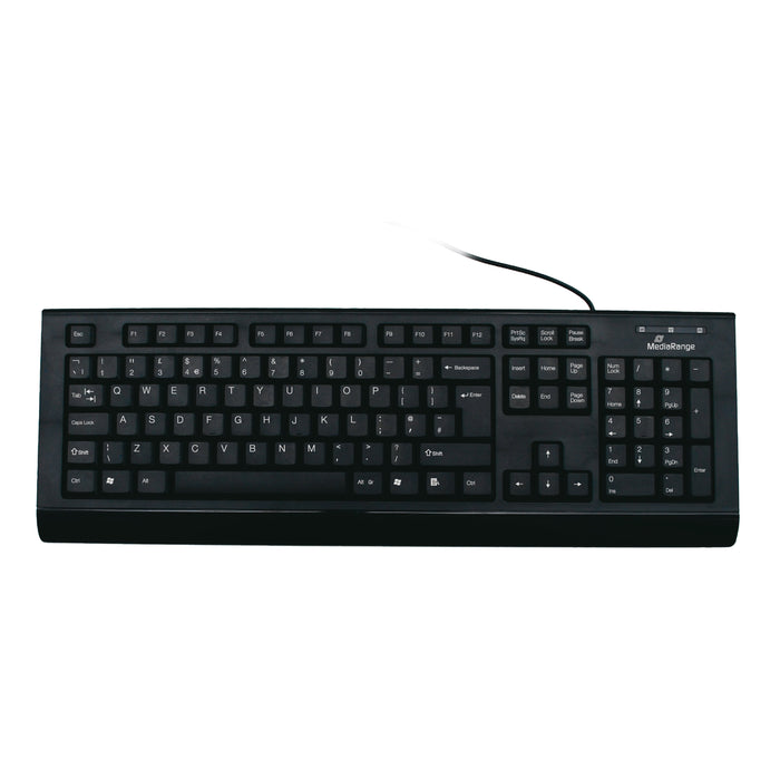 EAN 4260283119301 - MediaRange MROS101-UK teclado Universal USB QWERTY Inglés del Reino Unido Negro imagen 1