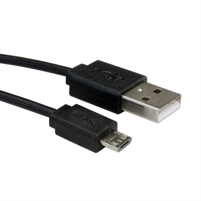 EAN 7611990116256 - ROLINE 11.02.8317 cable USB USB 2.0 1 m USB A Micro-USB B Negro imagen 5
