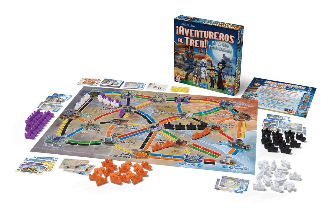 EAN 0824968208359 - Asmodee DW720835 juego de tablero ¡Aventureros al Tren! El tren fantasma Juego de mesa Estrategia imagen 2