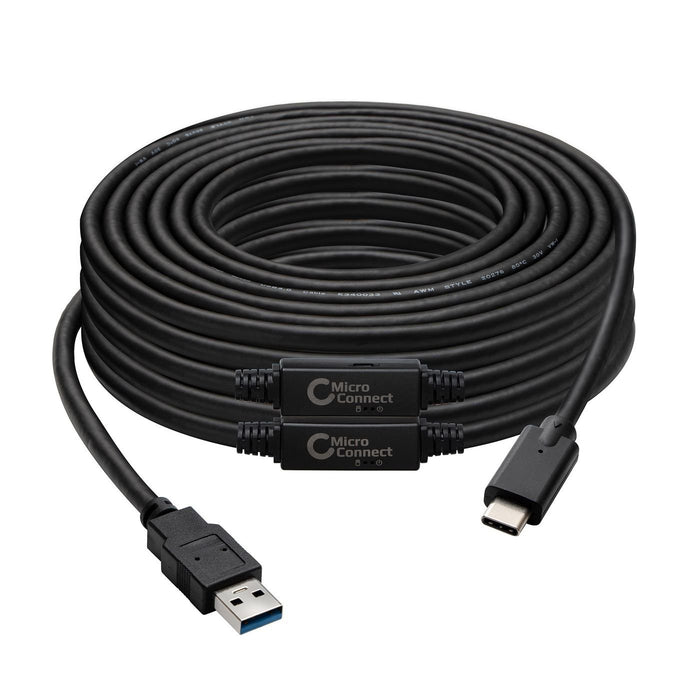 EAN 5704174889403 - Microconnect USB3.1CA10AMP cable USB USB 3.2 Gen 1 (3.1 Gen 1) 10 m USB C USB A Negro imagen 2