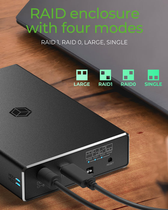 EAN 4250078173618 - ICY BOX IB-RD2253-C31 Carcasa de disco duro/SSD Negro 2.5" imagen 2