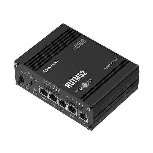 EAN 4779051841493 - Teltonika RUTM5210B000 router inalámbrico Gigabit Ethernet Doble banda (2,4 GHz / 5 GHz) 5G Negro imagen 2