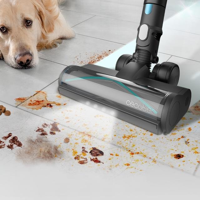 EAN 8435782188530 - Cecotec Rockstar 3500 Storm Pet Flex Conga Aspiradora escoba 2 en 1 Batería Secar Sin bolsa 500 W Negro,  imagen 4