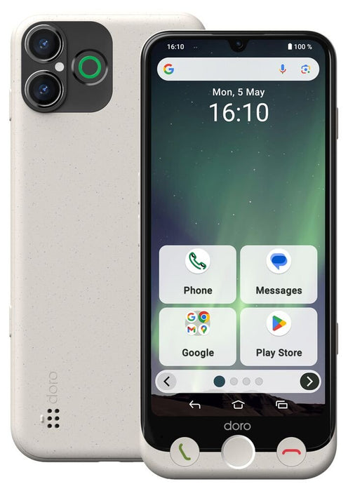 EAN 7322460089054 - Doro Aurora A30 15,5 cm (6.1") SIM doble Android 14 4G USB Tipo C 6 GB 128 GB 5000 mAh Negro, Blanco imagen 2