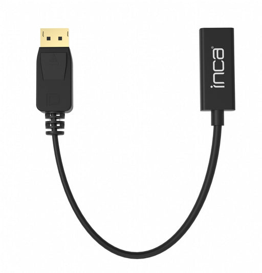 EAN 8681949016127 - Inca IDTH-05 adaptador de cable de vídeo 0,2 m DisplayPort HDMI tipo A (Estándar) Negro imagen 1