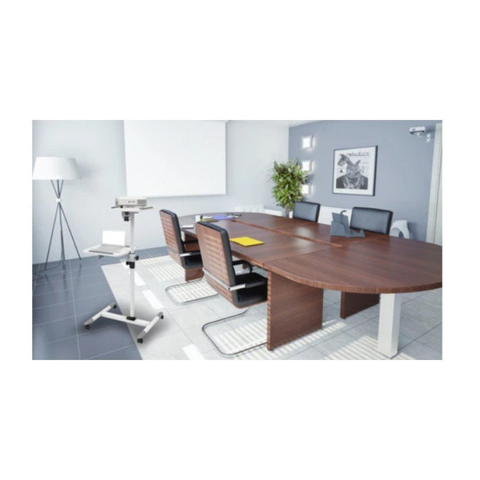 EAN 8057685309593 - Techly ICA-TB TPM-6 mueble y soporte para dispositivo multimedia Blanco Mesita con ruedas para multimedia imagen 9