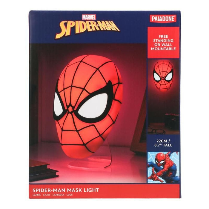EAN 5056577711042 - Paladone Spiderman Mask Light lámpara de mesa Rojo, Blanco imagen 1