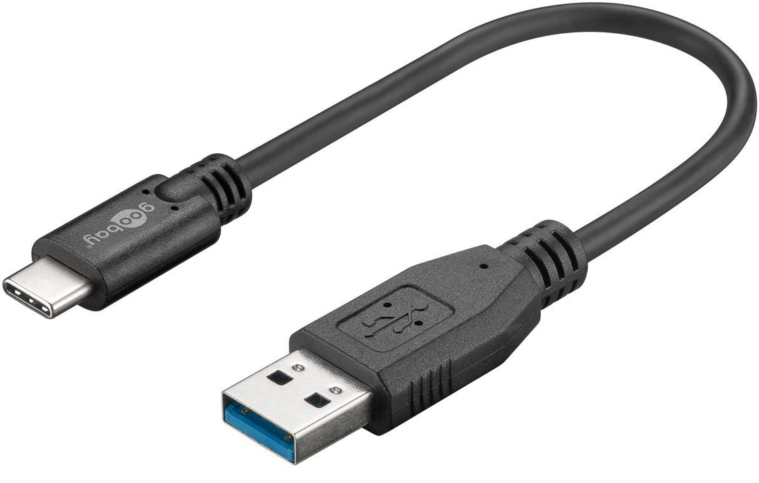 EAN 4040849452475 - Goobay 45247 cable USB USB 3.2 Gen 1 (3.1 Gen 1) 0,15 m USB A USB C Negro imagen 2