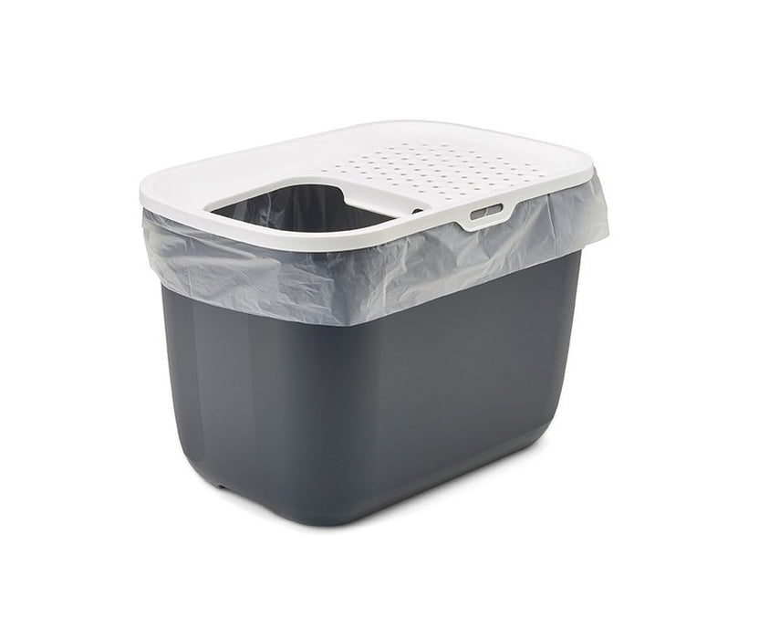 EAN 5411388201807 - Savic Hop In Gato Caja de arena con entrada superior Gris, Blanco imagen 2