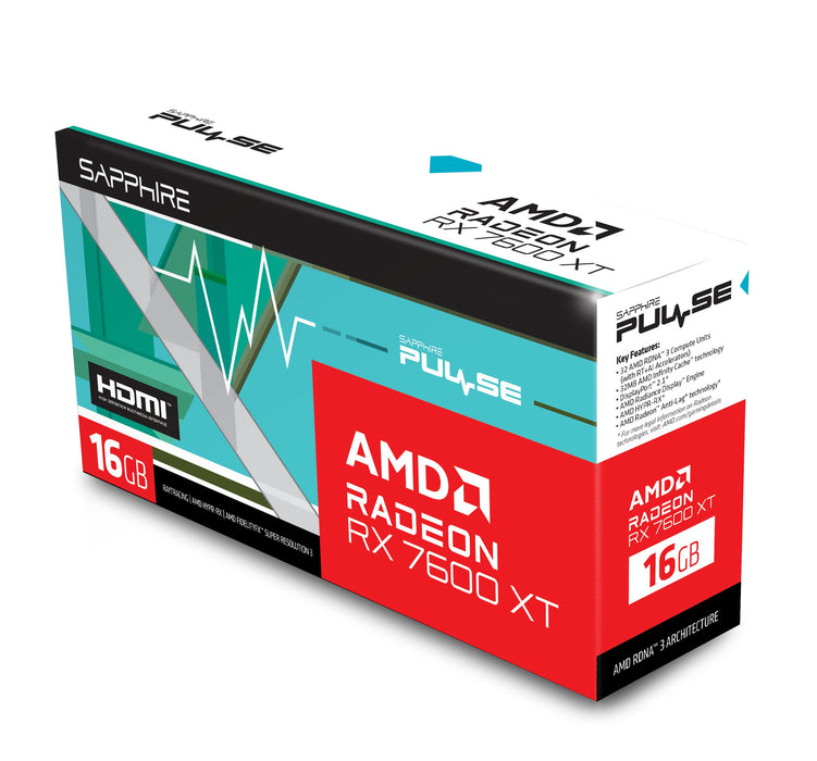 EAN 4895106294943 - Sapphire PULSE Radeon RX 7600 XT AMD 16 GB GDDR6 imagen 6