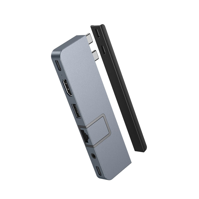 EAN 6941921148225 - HYPER DUO PRO 7-in-2 USB-C Hub USB Tipo C 104 Mbit/s Gris imagen 5