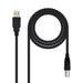 EAN 8433281003835 - Nanocable 10.01.0103-BK cable USB USB 2.0 1,8 m USB A USB B imagen 1