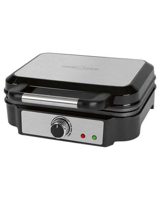 EAN 4006160124002 - ProfiCook PC-WA 1240 2 barquillo(s) 1000 W Negro, Acero inoxidable imagen 1