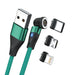 EAN 4040895011626 - RealPower MagneticCharge3 cable USB 1 m USB A Verde imagen 1