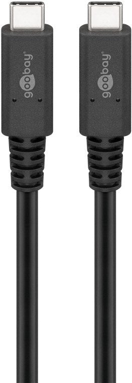 EAN 4040849601965 - Goobay 60196 cable USB 0,8 m USB C Negro imagen 2