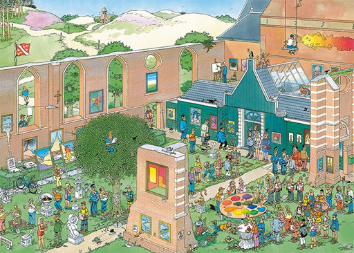 EAN 8710126200223 - Jan van Haasteren The Art Market 1000 pcs Puzzle rompecabezas 1000 pieza(s) Cómics imagen 2
