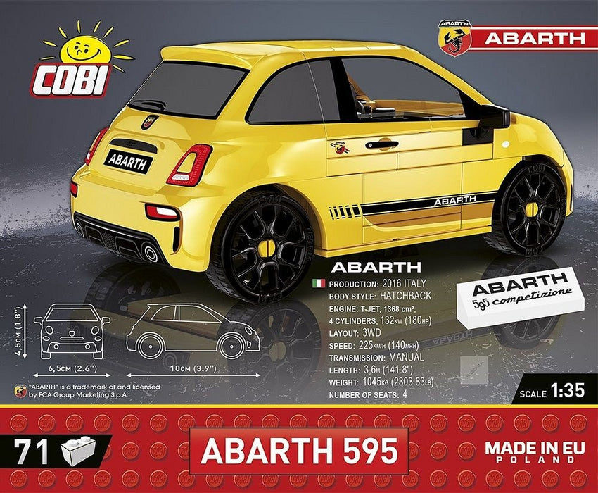 EAN 5902251246013 - COBI Abarth 595 Competizione imagen 3