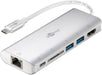 EAN 4040849767883 - Goobay 76788 base para portátil y replicador de puertos USB Tipo C Plata imagen 2