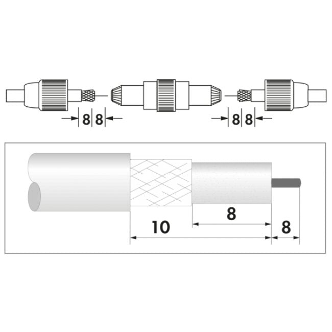 EAN 4004005503920 - Schwaiger KVB29 531 conector coaxial 1 pieza(s) imagen 3