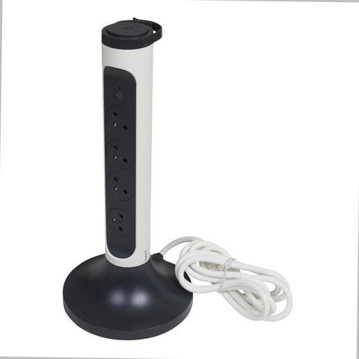 EAN 3414971942424 - Legrand 049410 base múltiple 2 m 4 salidas AC Interior Gris, Blanco imagen 3